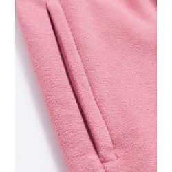 Babyhug Velour Knit Full Length Solid Colour Fleece & Woollen Pant - Maroon