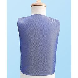 Babyhug Knit Full Sleeves Solid 4 Piece Party Suit With Bow - Navy Blue