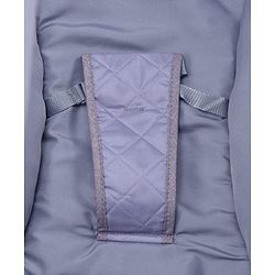 Babyhug Automatic Baby Swing Cradle With Remote Controller- Dark Grey| 5 Swing Speed| Quilted Bassinet| Works on Battery & Adapter| Pre-set Off Timer| In-built Music| Canopy Style Mosquito Net