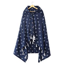 Babyhug 100% Cotton Breast Feeding Multi Purpose Nursing Scarf- Black