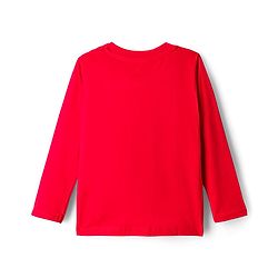 Babyhug 100% Cotton Knit Full Sleeves T-Shirts With Vehicle Print Pack of 3 - Red Navy Blue & Light Blue