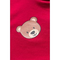 Babyhug 100% Cotton Knit Full Sleeves T-Shirts with Stripes & Teddy Print Pack of 3 - Yellow Red & Navy Blue