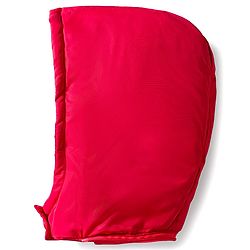Babyhug Woven Full Sleeves Solid Colour Quilted Winter Jacket With Detachable Hood - Red
