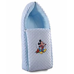 Babyhug Bubble Giraffe Embroidered 3 in 1 Baby Carry Nest Cum Sleeping Bag - Off White
