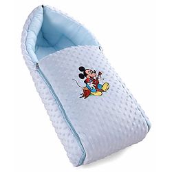 Babyhug Bubble Giraffe Embroidered 3 in 1 Baby Carry Nest Cum Sleeping Bag - Off White