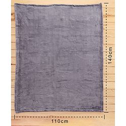 Babyhug Super Soft Coral Fleece Baby Blanket with Ultra-Soft Lightweight & Breathable Blanket  - Grey