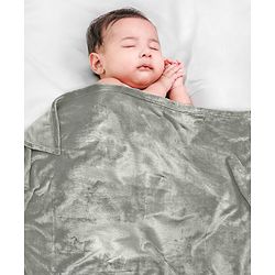 Babyhug Super Soft Coral Fleece Baby Blanket with Ultra-Soft Lightweight & Breathable Blanket  - Grey