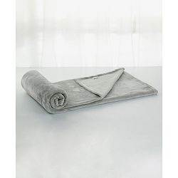Babyhug Super Soft Coral Fleece Baby Blanket with Ultra-Soft Lightweight & Breathable Blanket  - Grey