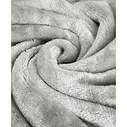 Babyhug Super Soft Coral Fleece Baby Blanket with Ultra-Soft Lightweight & Breathable Blanket  - Grey