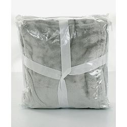 Babyhug Super Soft Coral Fleece Baby Blanket with Ultra-Soft Lightweight & Breathable Blanket  - Grey