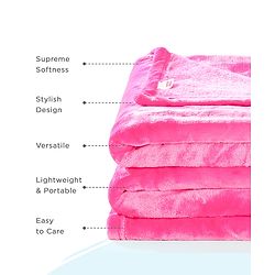 Babyhug Super Soft Coral Fleece Baby Blanket with Ultra-Soft Lightweight & Breathable Blanket  - Grey