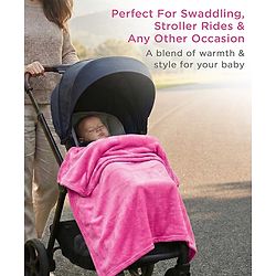 Babyhug Super Soft Coral Fleece Baby Blanket with Ultra-Soft Lightweight & Breathable Blanket  - Grey