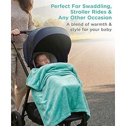 Babyhug Super Soft Coral Fleece Baby Blanket with Ultra-Soft Lightweight & Breathable Blanket  - Grey