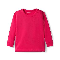 Babyhug Knit Full Sleeves Solid Thermal Set With Vest - Red