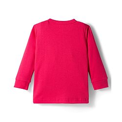 Babyhug Knit Full Sleeves Solid Thermal Set With Vest - Red