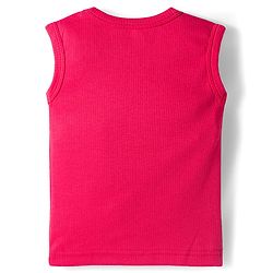 Babyhug Knit Full Sleeves Solid Thermal Set With Vest - Red