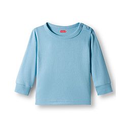 Babyhug Knit Full Sleeves Thermal Inner Wear Set - Light Blue