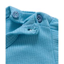 Babyhug Knit Full Sleeves Thermal Inner Wear Set - Light Blue