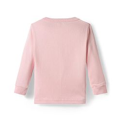 Babyhug Knit Full Sleeves Solid Color Front open & Pullover Thermal Inner Wear Vest Pack of 2 - Pink