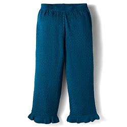 Babyhug Sweater Knit Full Length Solid Woollen Pant - Red