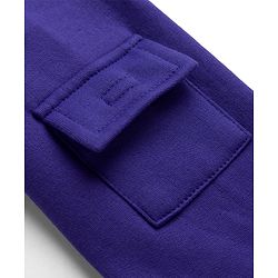 Babyhug Fleece Knit Full Sleeves Hooded Sweashirt With Text Print - Purple