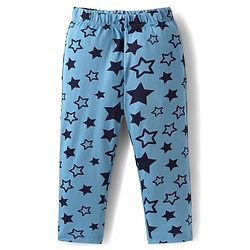 Babyhug Cotton Knit Full Sleeves Night Suit with Teddy Print - Navy Blue