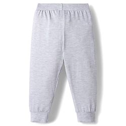 Babyhug Cotton Knit Full Length Lounge Pant With Text Print Pack Of 5 - Multicolour