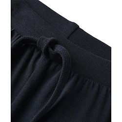 Babyhug Cotton Knit Full Length Lounge Pant With Number Print - Navy Blue