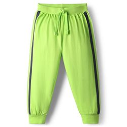 Babyhug Cotton Knit Full Length Dino Printed Lounge Pants Pack Of 2 - Light Green & Navy Blue