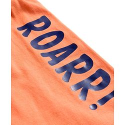 Babyhug Cotton Knit Full Length Lounge Pant With Dino Print Pack Of 2 - Light Blue & Coral