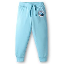 Babyhug Cotton Knit Full Length Lounge Pants with Stripes & Nautical Theme Print Pack of 3 - Multicolor