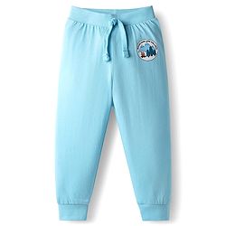 Babyhug Cotton Knit Full Length Lounge Pants with Stripes & Nautical Theme Print Pack of 3 - Multicolor