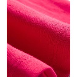 Babyhug Single Jersey Woven Full Sleeves Frock With Bloomers & Cherry Print - Maroon