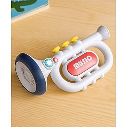 Babyhug Musical Piano with Microphone| Battery Operated|Teaching Mode| Record & Play Mode| Volume Control| Fun Lights|(Colour may vary)