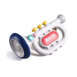 Babyhug Musical Piano with Microphone| Battery Operated|Teaching Mode| Record & Play Mode| Volume Control| Fun Lights|(Colour may vary)
