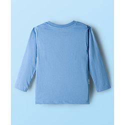 Babyhug Disney Single Jersey Knit Full Sleeves T-Shirt with Minnie and Friends Graphics Pack of 3 - Light Blue Pink & White