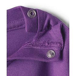 Babyhug 100% Cotton Knit Full Sleeves T-Shirt with Love Happy Shine Text Print - Purple