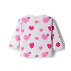 Babyhug Disney Interlock Knit Full Sleeves Jhablas With Minnie & Friends Print Pack Of 3 - Pink White & Dark Pink