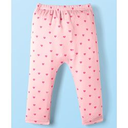 Babyhug Disney 100% Cotton Full Length Diaper Leggings With Minnie & Friends Graphic Pack Of 3 - Multi Colour