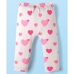 Babyhug Disney 100% Cotton Full Length Diaper Leggings With Minnie & Friends Graphic Pack Of 3 - Multi Colour