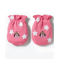 Babyhug Disney Cap Mitten & Booties With Minnie Mouse Pink - Diameter 10 cm