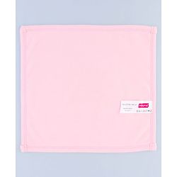 Babyhug Disney Interlock Knit Hand & Face Towel with Minnie Mouse Graphics Pack of 3 L 33 x B 33 - Pink White & Dark Pink