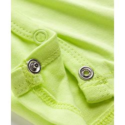 Babyhug Disney Interlock Knit Full Sleeves Rompers With Minnie Mouse Graphics Pack of 3 - Light Green & Lavender