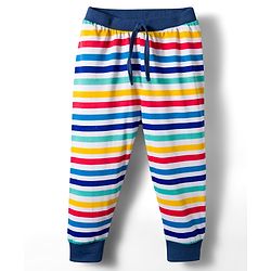 Babyhug Single Jersey Knit Full Sleeves T-Shirt & Joggers Set with Really Happy Text Print - Navy Blue