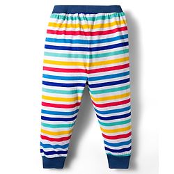 Babyhug Single Jersey Knit Full Sleeves T-Shirt & Joggers Set with Really Happy Text Print - Navy Blue