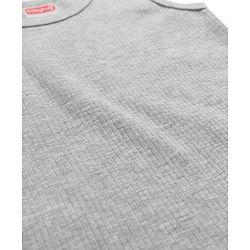 Babyhug Knit Sleeveless Solid Colour Thermal Inner Vest - Light Grey