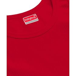 Babyhug Knit Sleeveless Solid Thermal Vest - Red