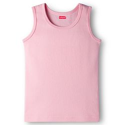 Babyhug Knit Sleeveless Solid Thermal Vest - Pink