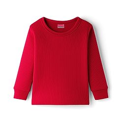 Babyhug Knit Full Sleeves Solid Colour Thermal Inner Pullover Vest - Red