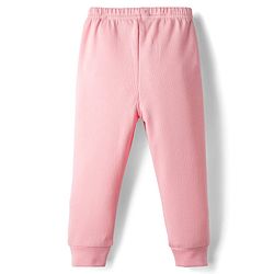 Babyhug Knit Full Length Thermal Wear Leggings - Pink